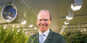 Cann Group chief executive Peter Crock. The manufacturer was the first company to receive cannabis production and research licences from the federal Office of Drug Control (ODC) in 2017.