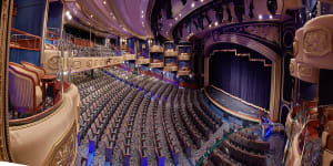 The Queen Elizabeth’s Royal Court Theatre auditorium.