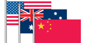 Australia’s caught in the middle between China’s expansion in the Pacific and the growing concern about the United States’ commitment to protecting the region. 