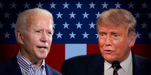 Trump and Biden hold duelling separate town hall rallies. 
