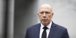 Opposition Leader Peter Dutton has accused the government of making up the details of an Indigenous Voice to Parliament “on the run”.