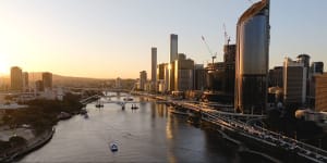 The Neville Bonner Bridge will connect South Bank to Queen’s Wharf.