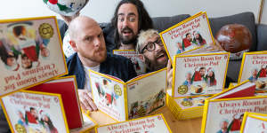 A surreal chat with Aunty Donna about their surprisingly serious Christmas pud book