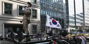 ‘Out with man haters’:Young angry men lead new political cry in South Korea