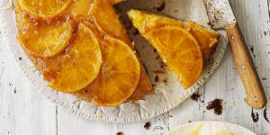 Serve this orange cake with cold custard or cream.