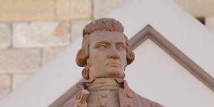 Walter McGill's statue of Captain Cook in Randwick.