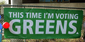 The Greens are set to pick up seats at the forthcoming state election.