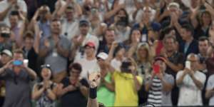 Federer beats Croatia’s Marin Cilic in five sets to claim the 2018 Australian Open.