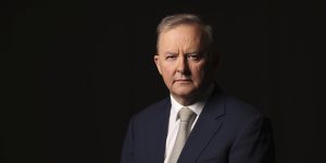 Opposition Leader Anthony Albanese,at Parliament House in Canberra on Friday.
