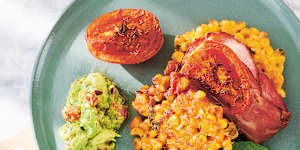 Bill Granger’s sweetcorn fritters.