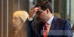 Bruce Lehrmann and his lawyer Zali Burrows earlier this year.