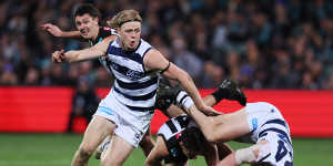 Zach Guthrie is the sole Geelong defender to play every match this year.