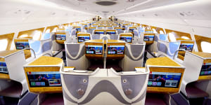 Airline review:Business class on Emirates’ upgraded superjumbo