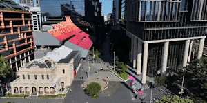 Parramatta Square from above.