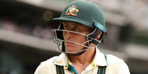 ‘You’re a long way from shore’:Batting whisperer on what Labuschagne must do