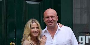 Charlie Colosi and wife Virginie.
