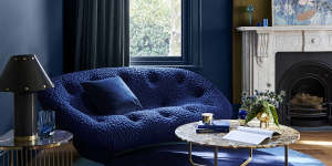 Make a bold statement in your home with bright shades of blue