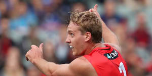 Darcy Parish in action during round five.