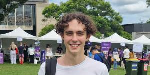 Luca Candaten is starting his first year of university at UQ.