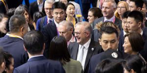 Albanese received a warm welcome at the China International Import Expo. 