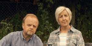 Toby Jones and Julie Hesmondhalgh play former subposter Alan Bates and his partner,Suzanne Sercombe.