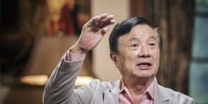 'I will ignore him':Billionaire Huawei founder takes aim at'laughable'Trump