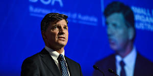 Shadow Treasurer Angus Taylor.