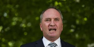 Former deputy prime minister Barnaby Joyce admitted he was wrong to label an Indigenous voice to Parliament a"third chamber".