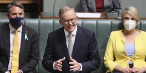 Opposition Leader Anthony Albanese put the aged care plan at the centre of his budget reply speech.