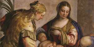 The Holy Family with Saint Barbara and the Young Saint John the Baptist by Paolo Veronese.