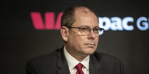 Westpac's incoming acting chief executive Peter King. 