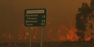 Residents wait for the worst news as bushfire emergency unfolds in Hunter