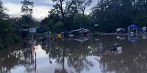 Landslide cuts off homes,campsite floods as thunderstorm hammers Gold Coast