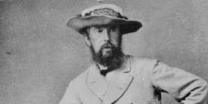 Architect of the 3000-kilometre overland telegraph line between Darwin and Adelaide Charles Todd.