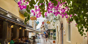 The medieval town of Nafplio.