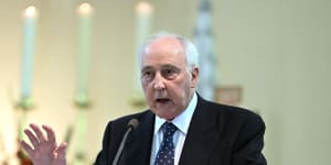 Keating praises Hayden for not kowtowing to US at state funeral