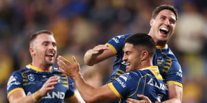 Mitchell Moses and Dylan Brown went to new heights in 2022 for Parramatta.