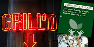 The ACCC is suing Grill’d for allegedly misleading consumers about its “Tree Day Tuesday” donations.