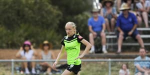 Flannery eyes Matildas debut but must win back Canberra spot first