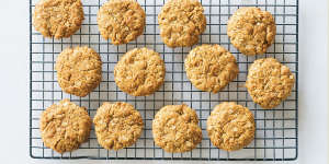 Australia:the Cookbook ANZAC biscuits Book by Alan Benson and Ross Dobson SINGLE USE only with book extract - contact publisher Phaidon for permissionsÃÂÃÂ anna@pepr.com.au Photography byÃÂÃÂ Alan Benson