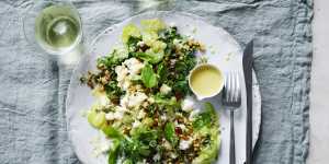 Danielle Alvarez's kale and cauliflower salad