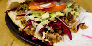 Berliner doner kebab. 