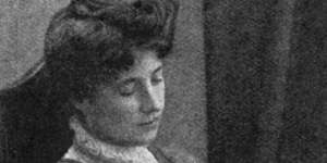 Suffragist Muriel Matters in 1908.