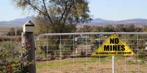 The Shenhua mine in northern NSW has been opposed by farmers and traditional owners. 