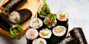 That's how we roll:RecipeTin shares five fillings for sushi hand rolls.