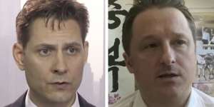Detained in China:Canadian nationals Michael Kovrig and Michael Spavor.