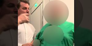 The man was removed from a Qantas flight.