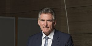 NAB chief Ross McEwan believes house prices are more likely to go sideways than down.