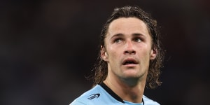 Cronulla halfback Nicho Hynes admitted the Origin period knocked his confidence. 