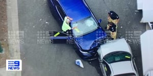 Police officer injured in head-on crash with stolen car on Gold Coast